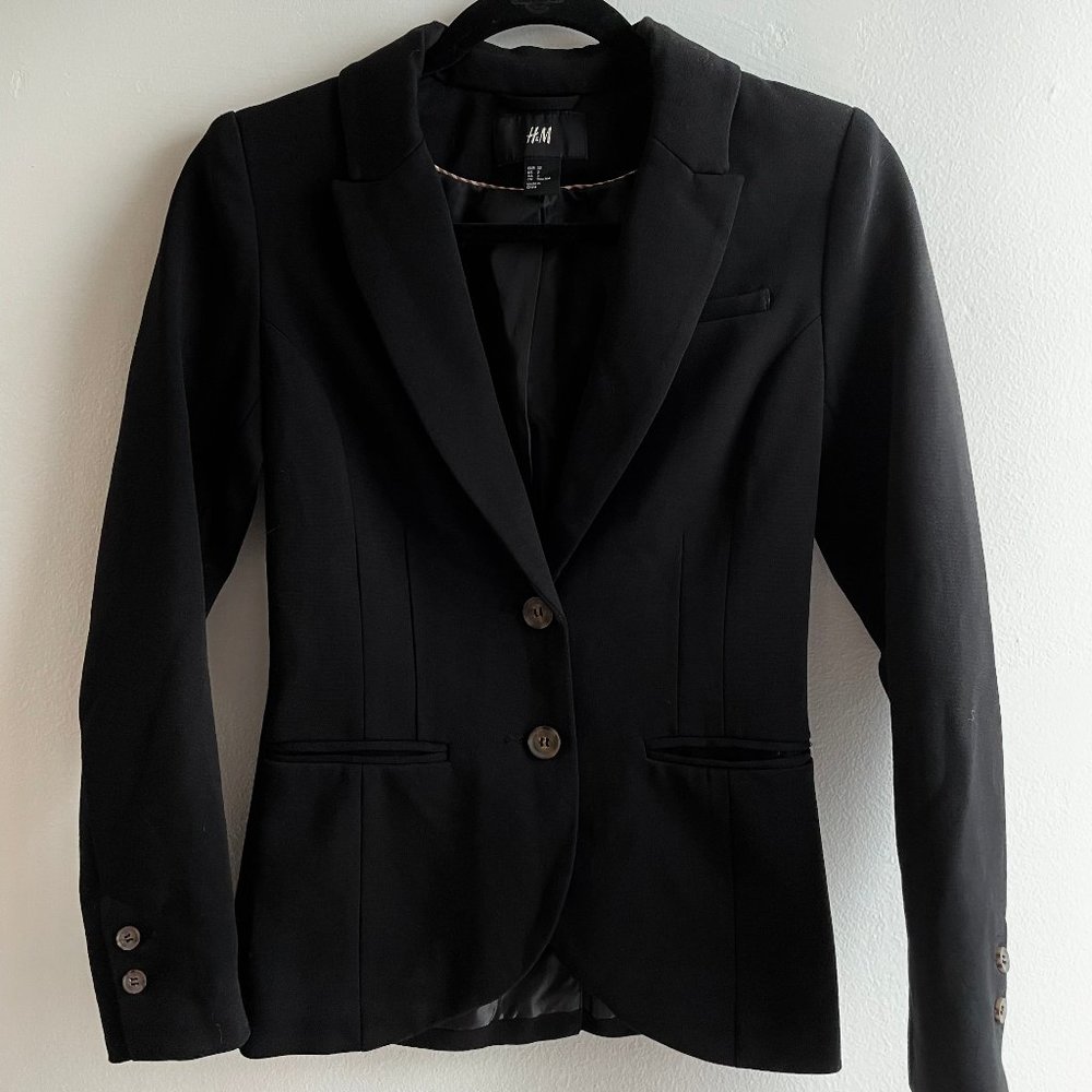 H+M Women's Blazer Black